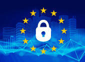 lock and EU flag