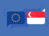 two bubbles representing EU and Singapore