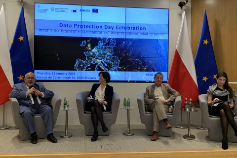 Wojciech Wiewiórowski in the Permanent Representation of Poland to the European Union for the CPDP
