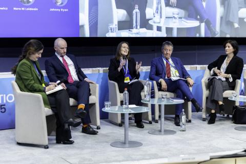 Hielke Hijmans, Karolina Mojzesowicz, Johnny Ryan and Nora Ni Loideain in a debate chaired by Dr. Gabriela Zanfir-Fortuna.