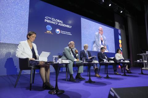 Wojciech Wiewiórowski participates in a Panel at the 47th Global Privacy Assembly 