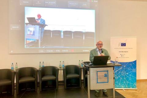 Wojciech Wiewiórowski giving the closing remarks at the IPEN event in Frankfurt am Main