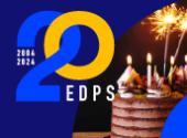 EDPS 20th anniversary celebration cake